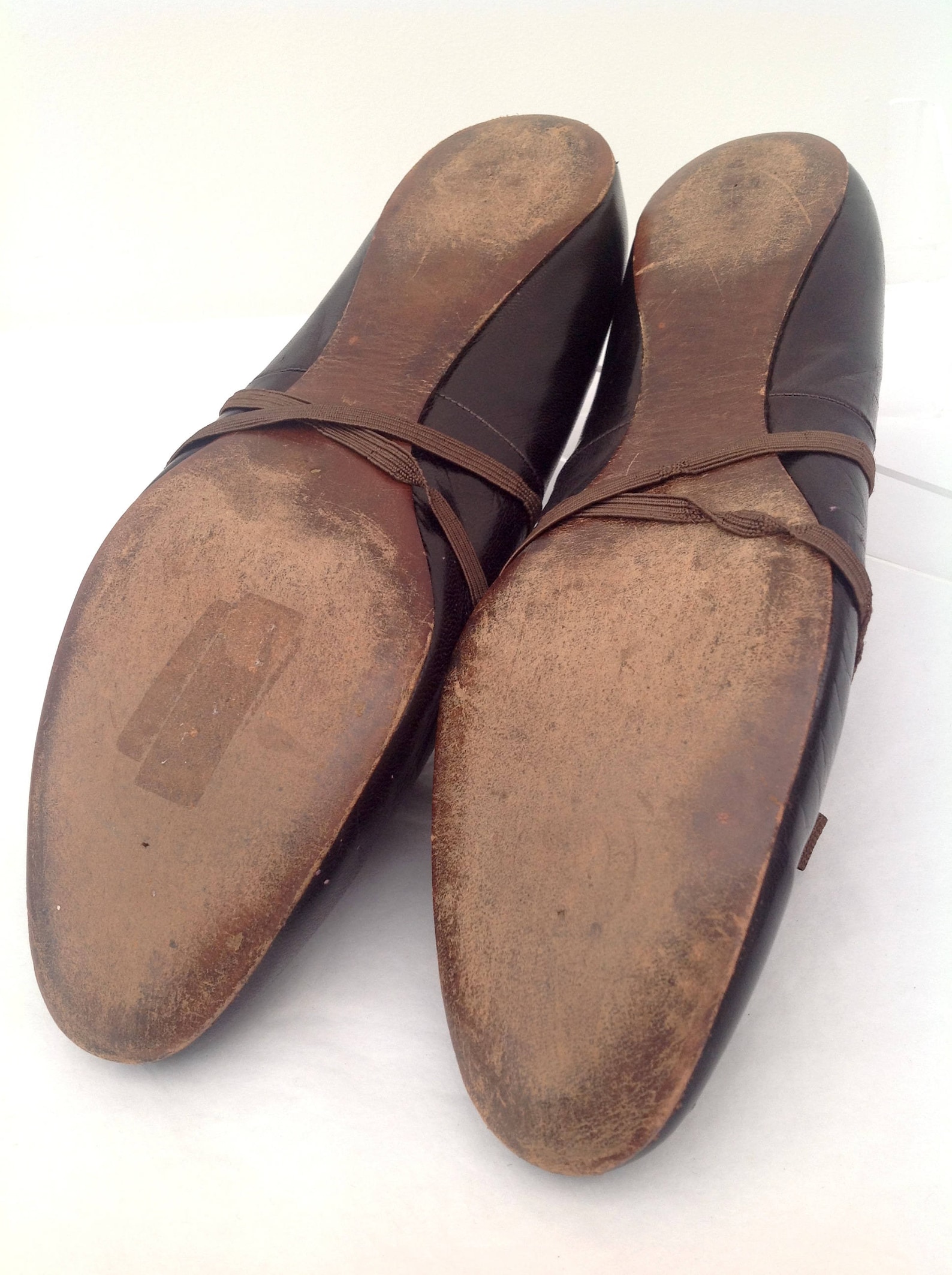 1920s shoes ballerina ballet style by clarks vintage antique