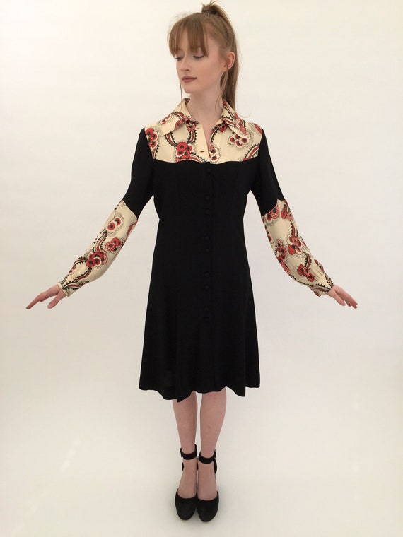 Ossie Clark dress 1970s Floating Daisy Celia Birtw