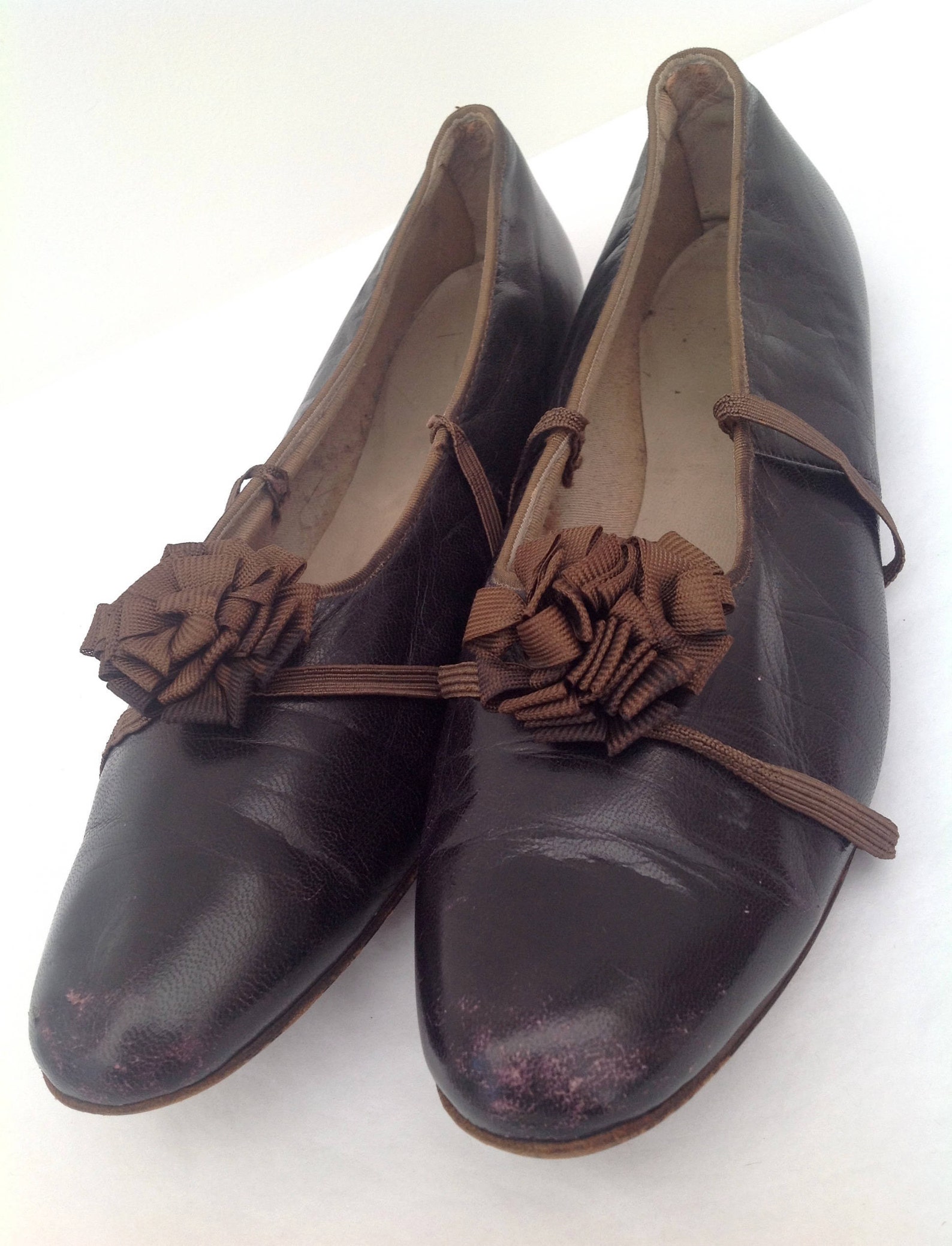 1920s shoes ballerina ballet style by clarks vintage antique