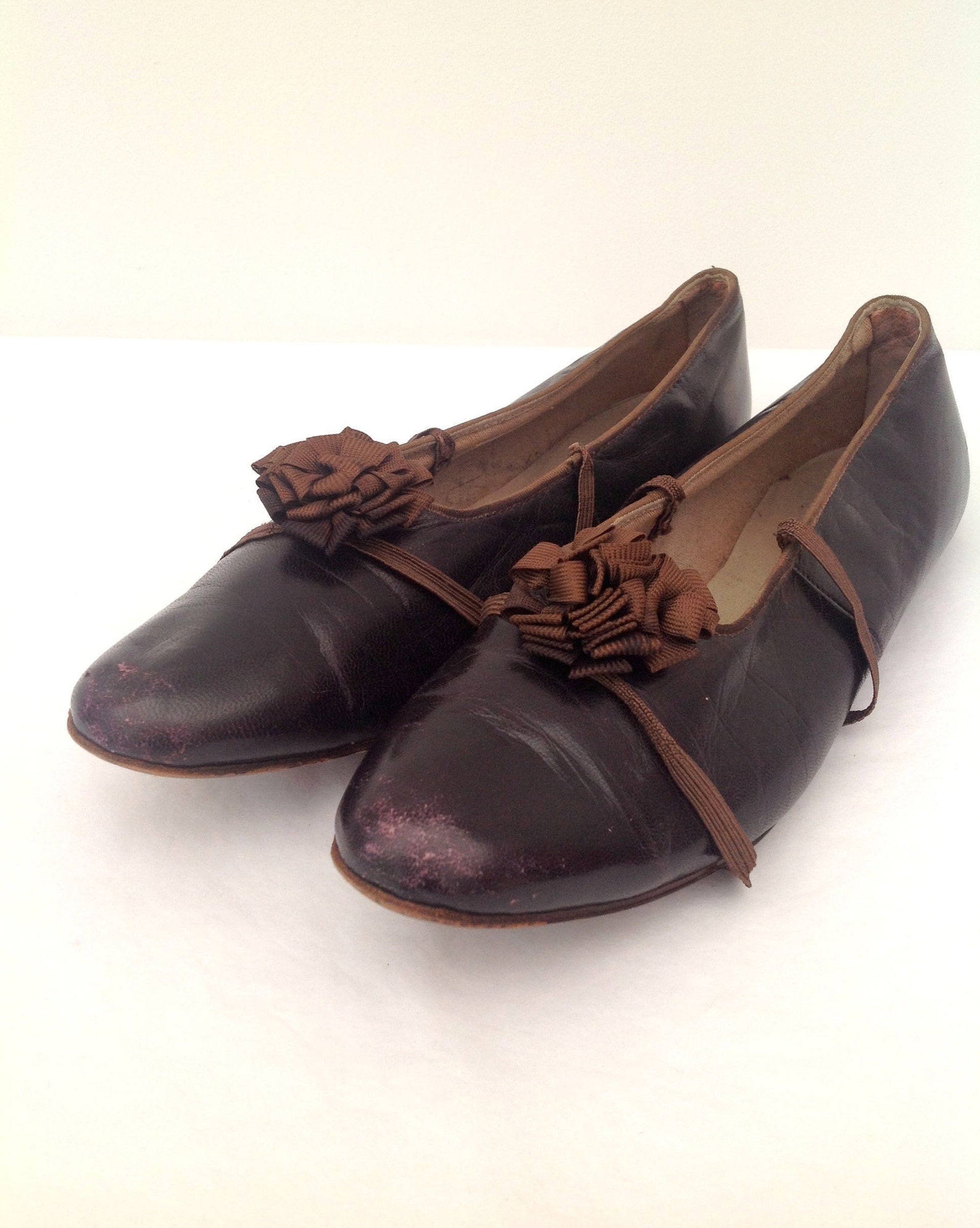 1920s shoes ballerina ballet style by clarks vintage antique