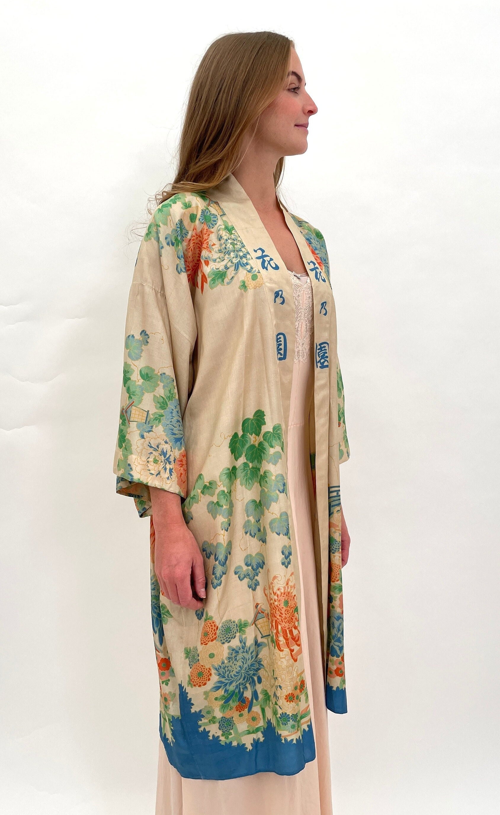 Pongee Silk Robe - Etsy Pongee Silk Robe - Etsy