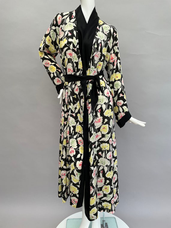 Vintage silk best sale robe