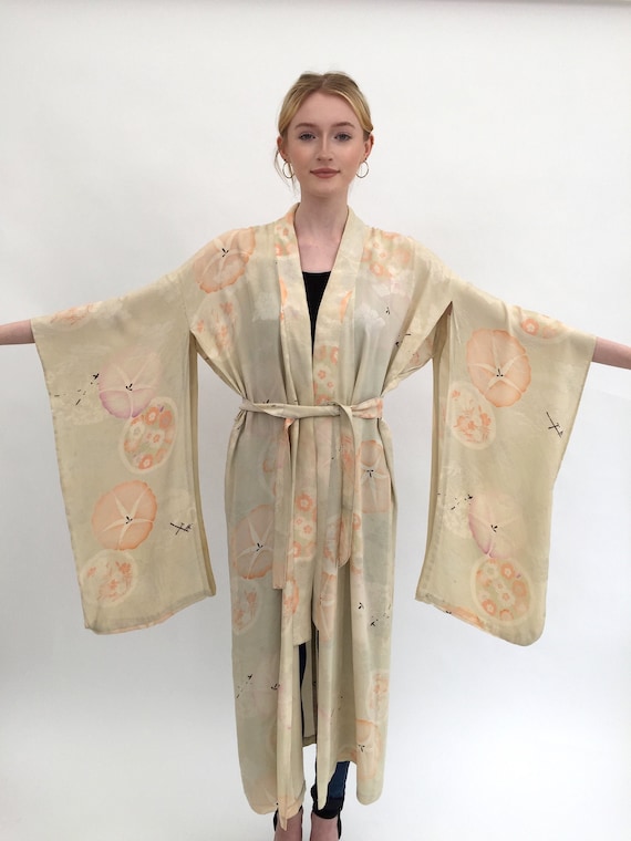 1920s silk kimono robe vintage antique
