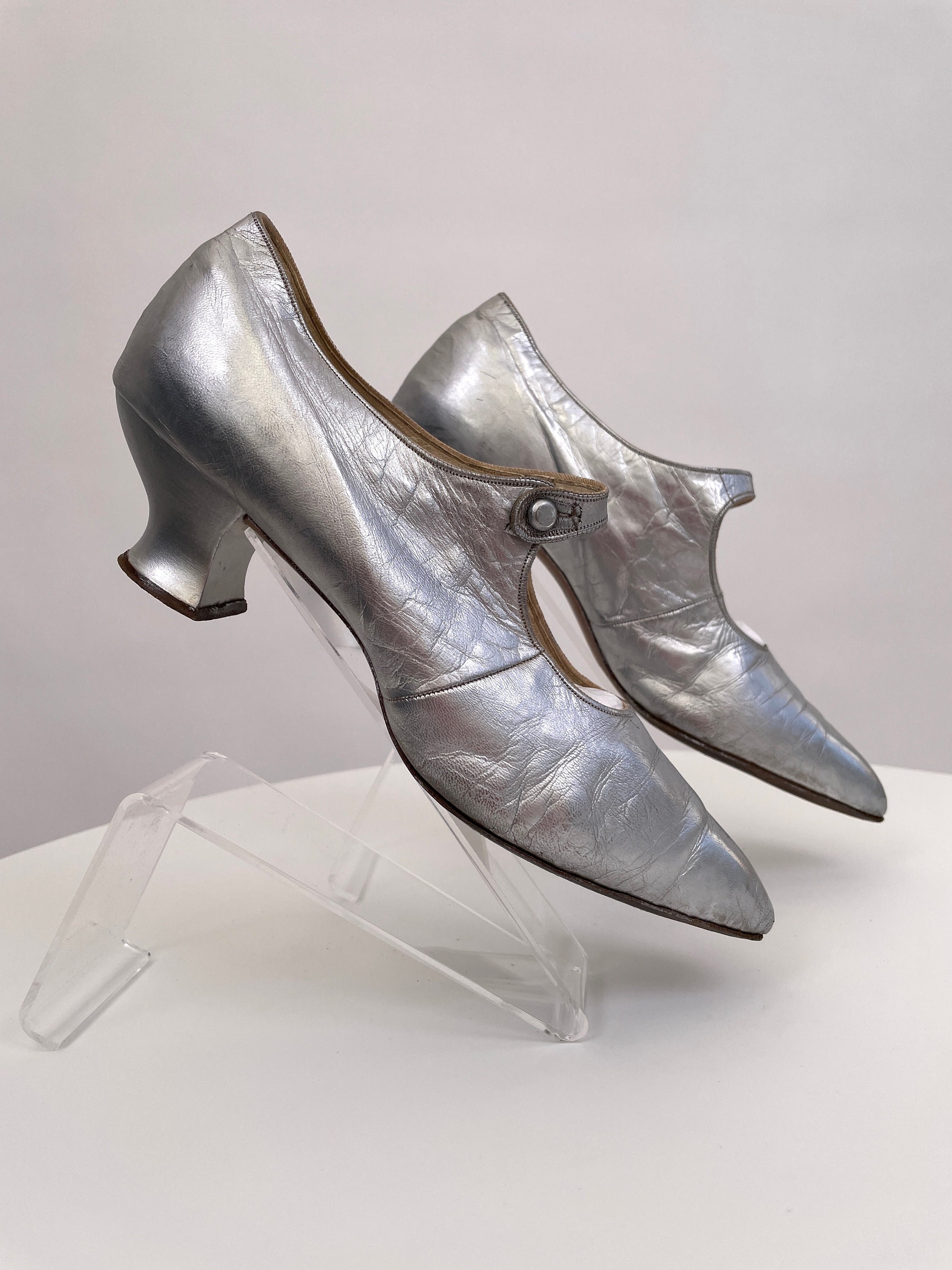 1920s Silver Shoes
