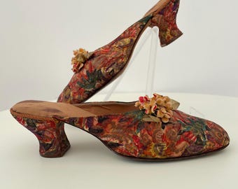 House Slippers For Old Beijing Shoes Embroidered Shoes Slippers, Ladies Chinese Floral Embroidery Pointed Shoe Comfortable Satin Casual Muilez House Flat Shoes House Slippers For Old Beijing Shoes Embroidered Shoes Slippers, Ladies Chinese Floral Embroidery Pointed Shoe Comfortable Satin Casual Muilez House Flat Shoes