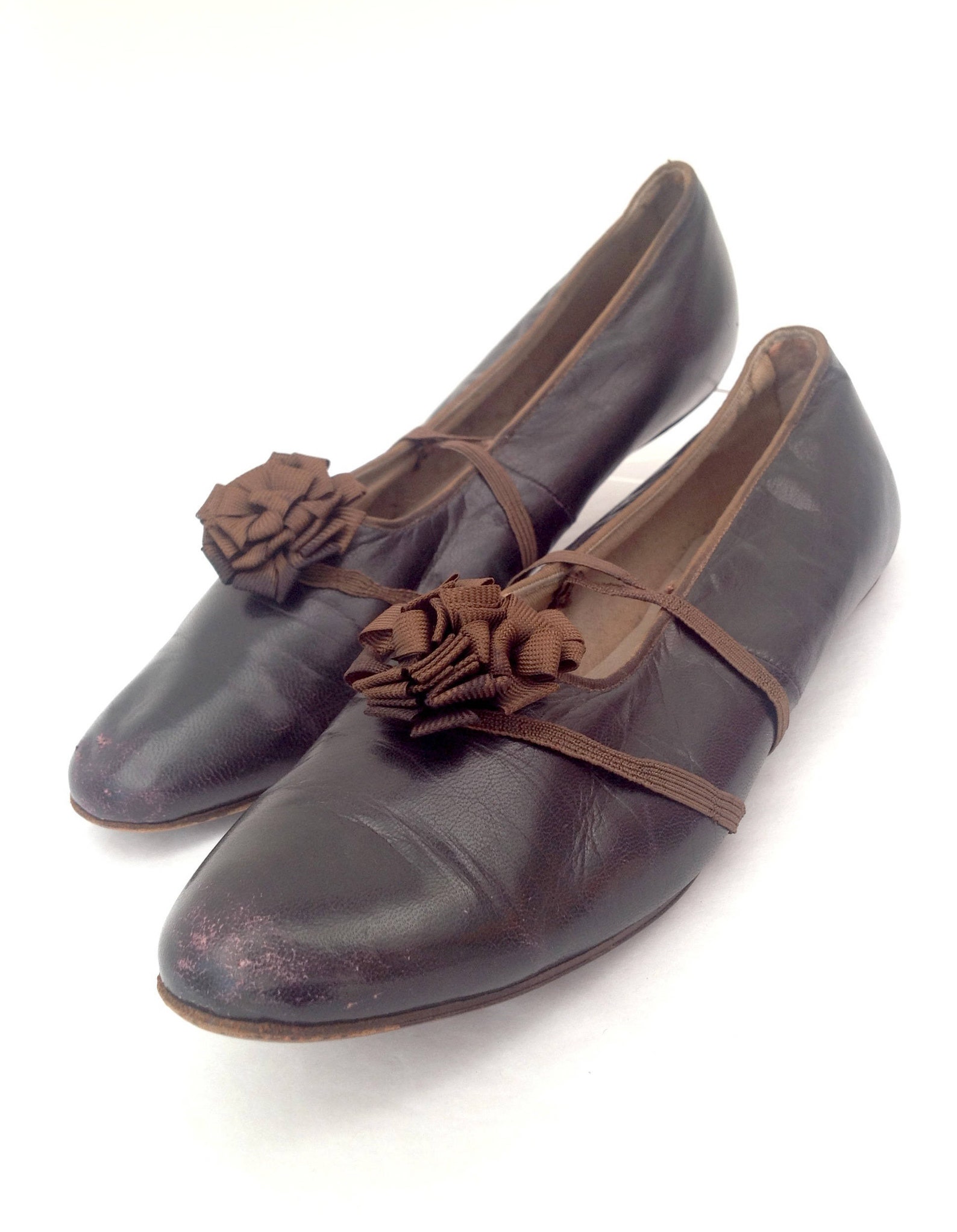 1920s shoes ballerina ballet style by clarks vintage antique
