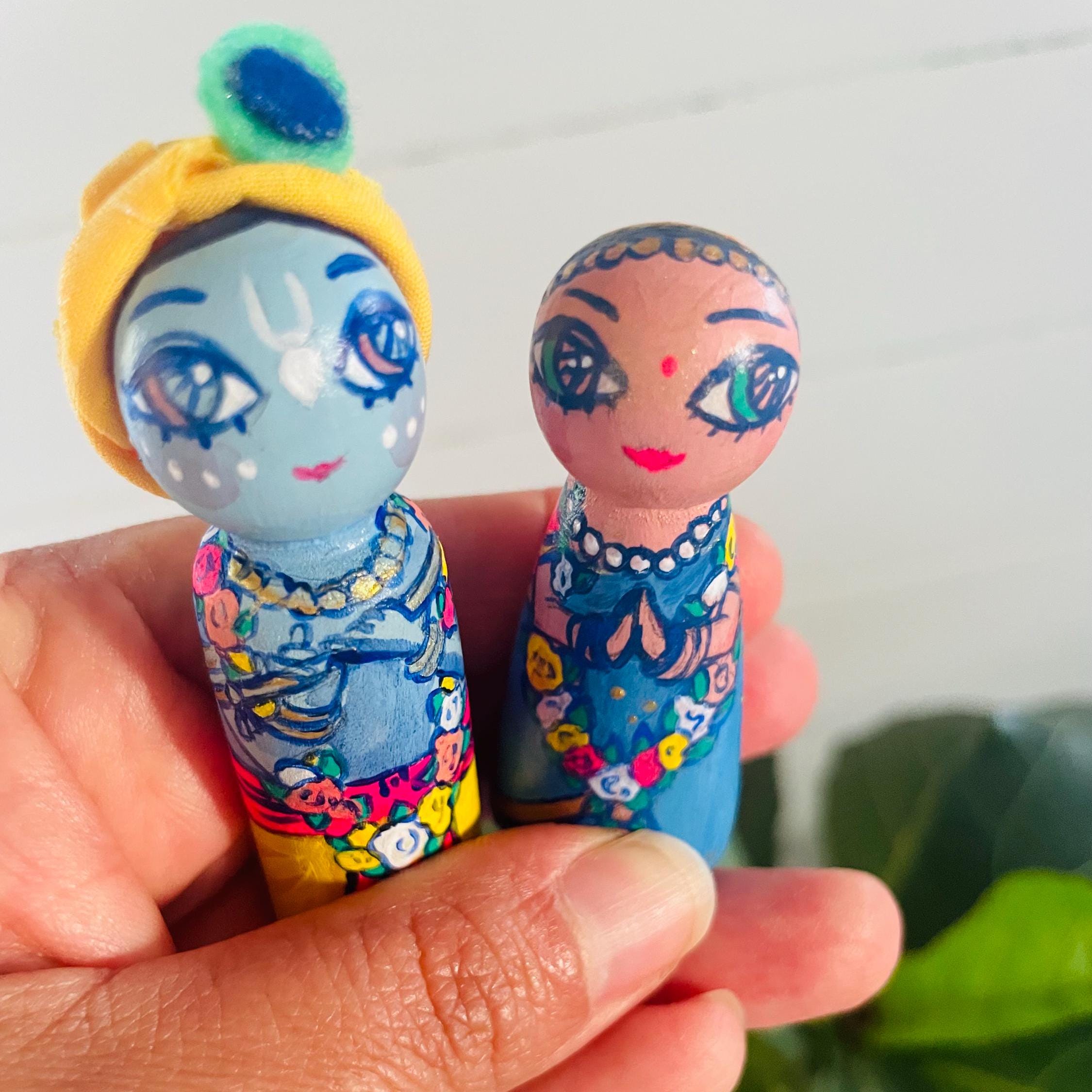 ガネーシャデザインの木製入れ子人形セット ガネーシャデザインの木製入れ子人形セット