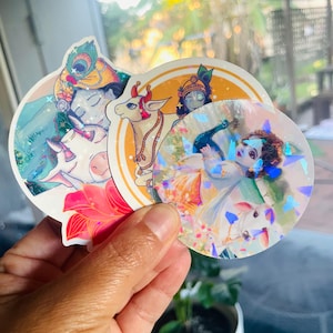 Krishna Sticker | Vinyl Decal (Holographic)