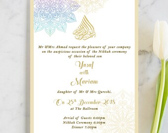 mehndi invitation etsy