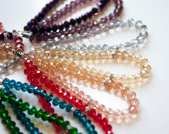 5 x Tasbih Favours/Gifts | Mini 33 Crystal Bead | Muslim Prayer Beads | Wedding