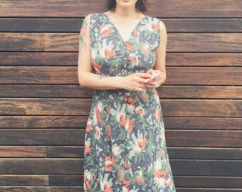 80s Summer Day Dress