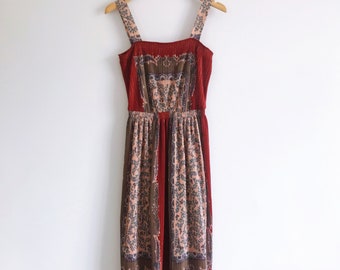 70s Vintage boho Dress