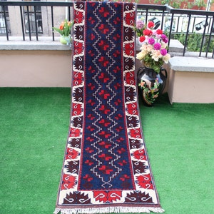 Runner Rug, Turkish Vintage Runner, Oushak Runner Rug, Decorative Oushak Runner, Oushak Hallway Rug, Narrow Oushak runner, 280x60cm9.2x2.ft image 5