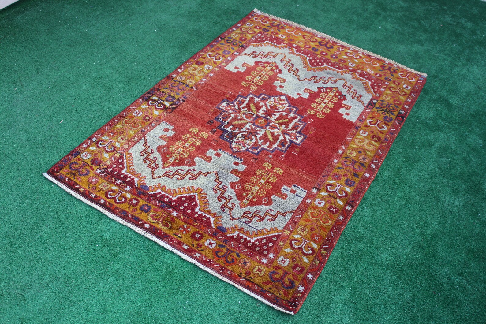 Turkish Rug Vintage Rug Unique Rug Tribal Rug Antique Rug Etsy