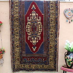 Turkish Vintage Rug, Anatolian rug, Area rug, Handmade rug, Decorative Rug, Home Decor Floor Rug, Kilim rug, Wool rug,Rug,235x130cm7.7x4.2ft