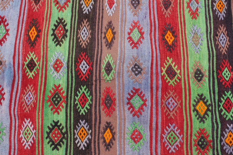 Runner rug, Turkish Kilim rug, Vintage kilim runner, hallway rug, Kilim runner, boho Runner, Wool runner, Corridor rug, 304x83cm10.x.2.7ft image 2