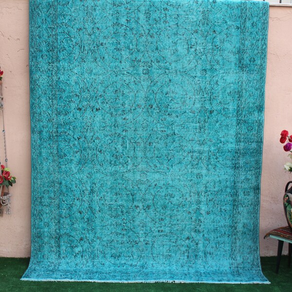 Turquoise Rug - Etsy