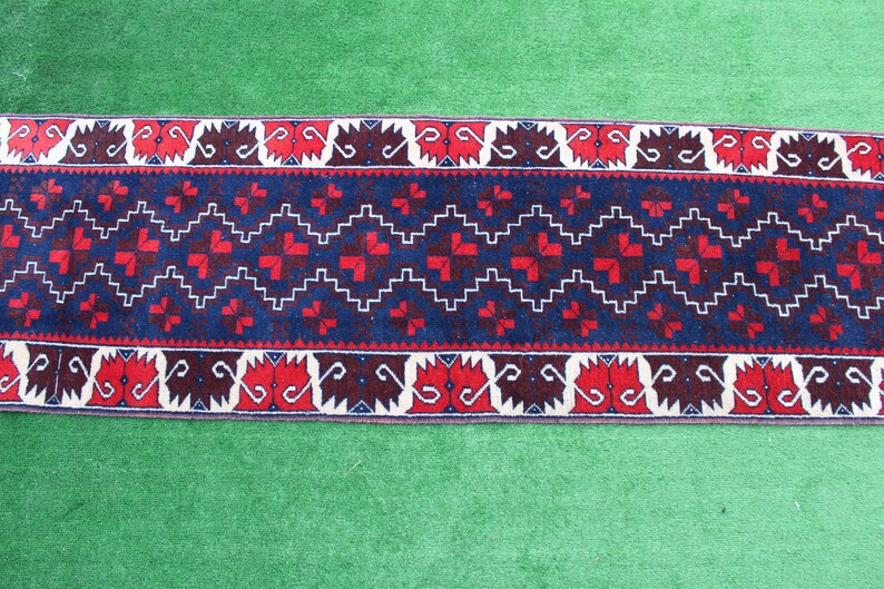 Runner Rug, Turkish Vintage Runner, Oushak Runner Rug, Decorative Oushak Runner, Oushak Hallway Rug, Narrow Oushak runner, 280x60cm9.2x2.ft image 9