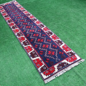 Runner Rug, Turkish Vintage Runner, Oushak Runner Rug, Decorative Oushak Runner, Oushak Hallway Rug, Narrow Oushak runner, 280x60cm9.2x2.ft image 6