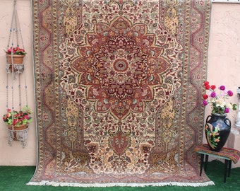 Turkish rug, Large rug, Vintage Rug,10x6.5 Rug, Area Rug, Living room rug, Diningroom rug, Large Rugs, Oriental rug, Rug,300x200cm 10.x6.5ft