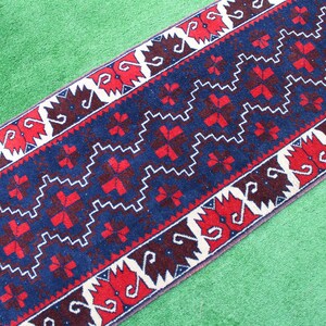 Runner Rug, Turkish Vintage Runner, Oushak Runner Rug, Decorative Oushak Runner, Oushak Hallway Rug, Narrow Oushak runner, 280x60cm9.2x2.ft image 4