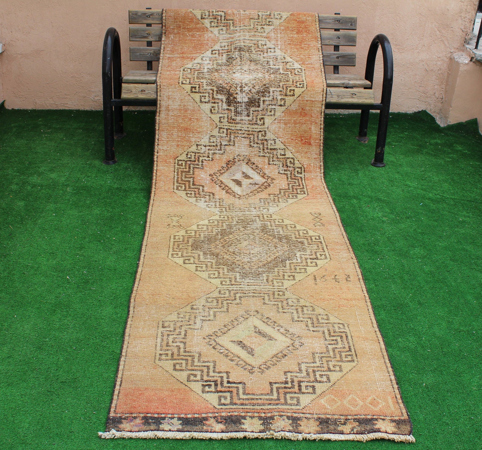 Oushak Runner Rug Turkish Runner Runner Rug Oushak Runner Etsy