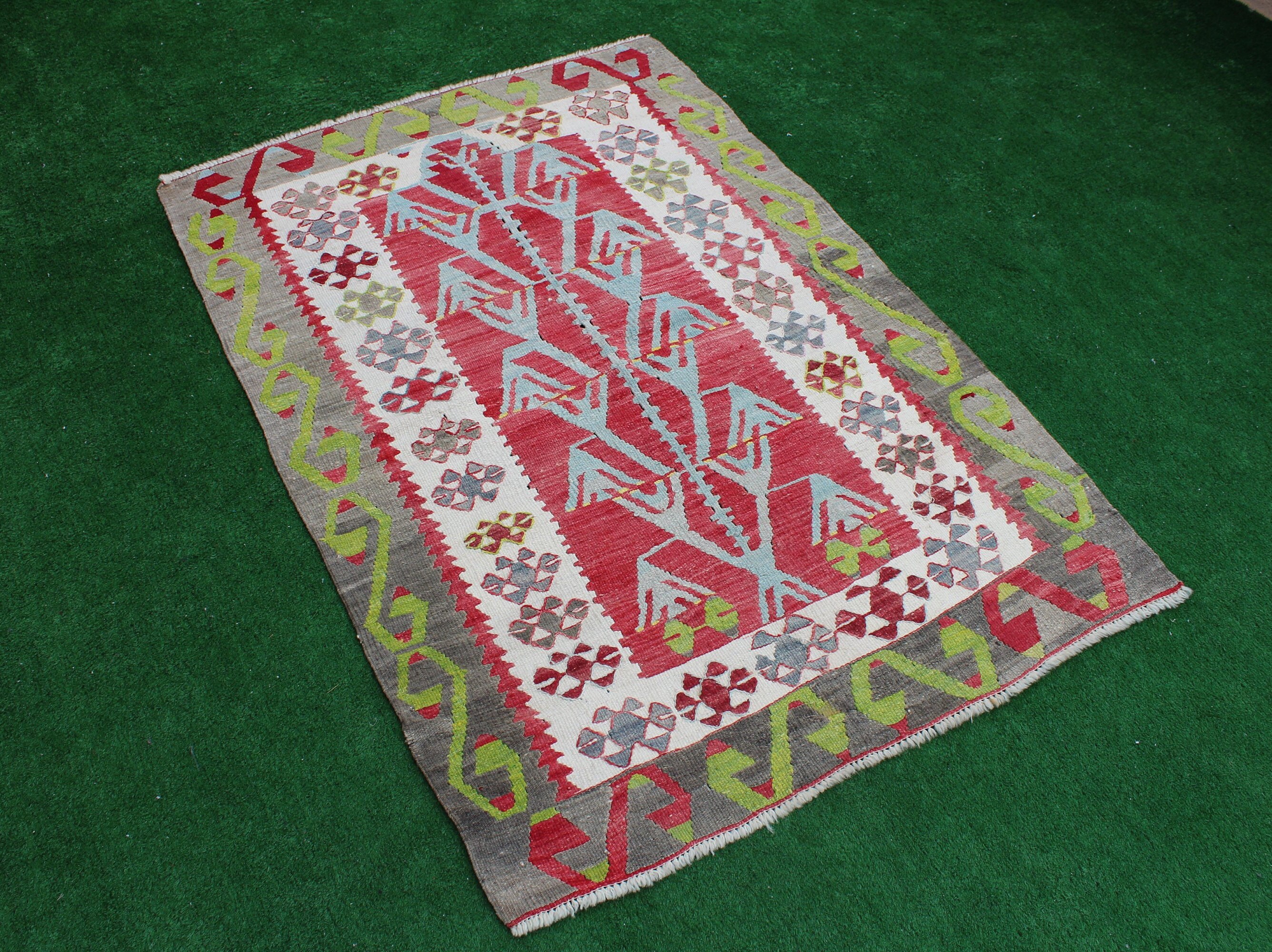 Vintage Kilim Turkish Kilim Kilim Rug Decorative Kilim Rug Etsy