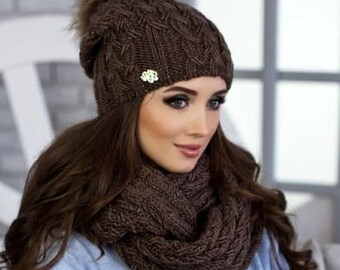 ladies hat scarf and gloves
