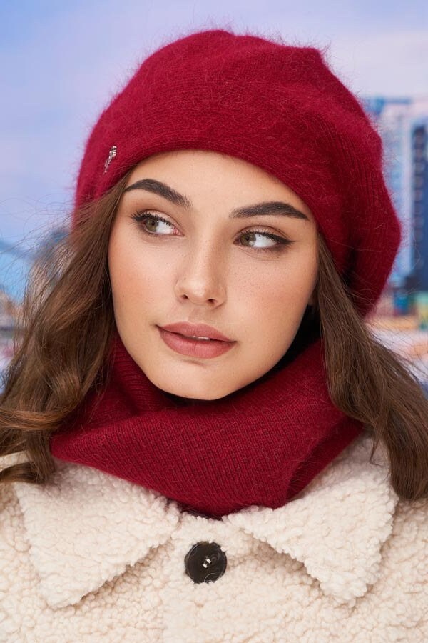 Buff Polar Artur – Berretto Invernale In Pile Primaloft, Rosso, Taglia Unica Adulto, Caldo E Traspirante