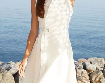 Casual White Dress - Etsy
