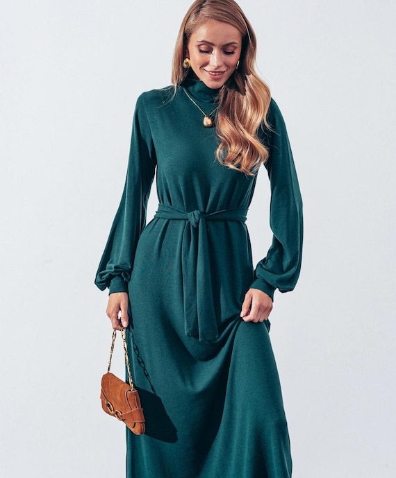 Emerald Green Maxi Dress