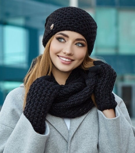 matching scarf and gloves