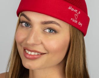 Women's Cotton Breathable Mesh Docker Cap