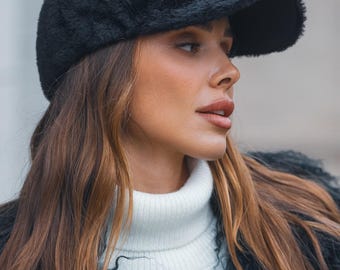 Per uomo Cappellino da baseball Berretto caldo invernale Berretto Hip Hop Nero Rosa Cotone Viaggi Lana di agnello Orsacchiotto in pile Esterno Da mare Liscio Caldo del 2026 a €8.99