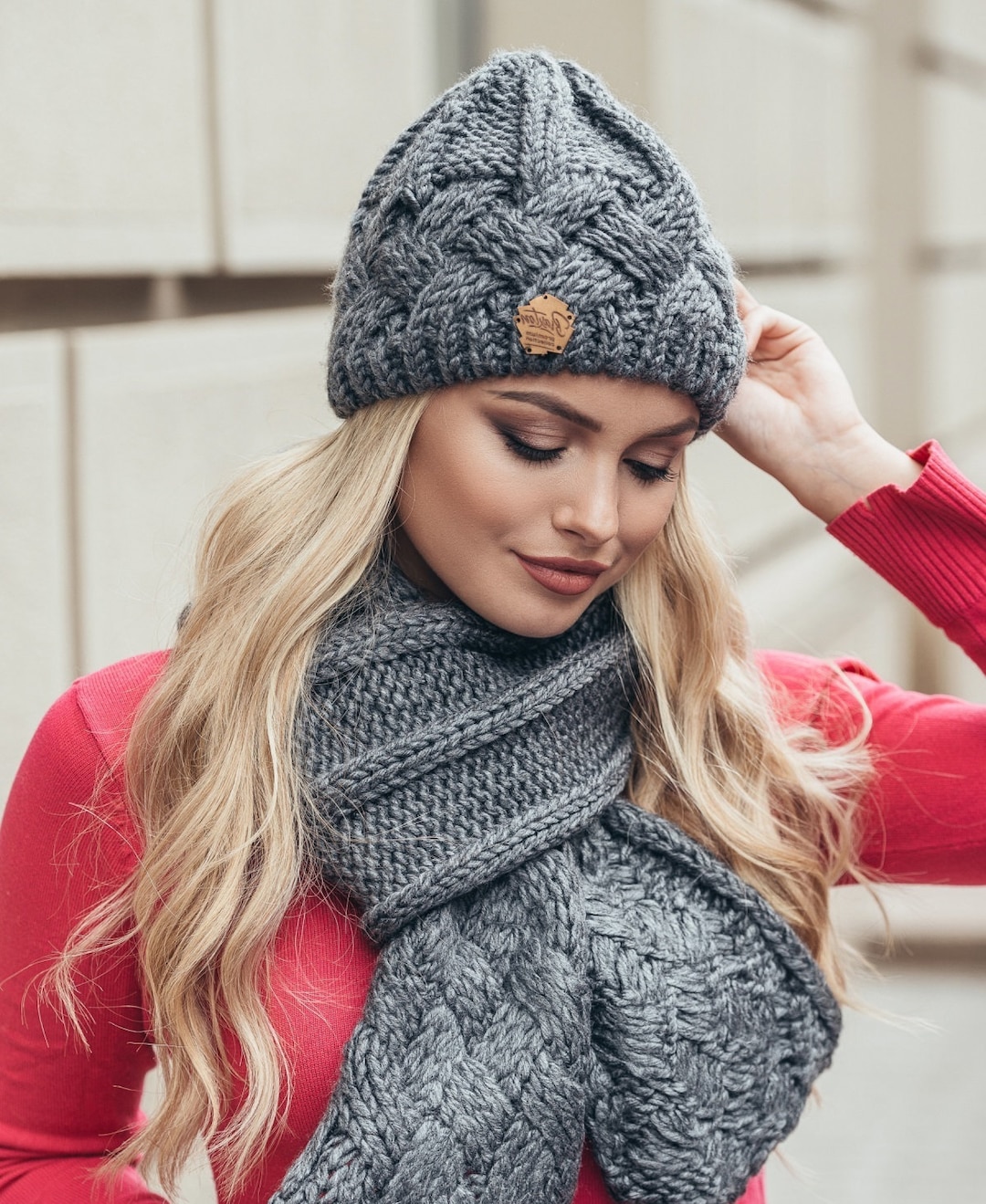 【TATIANA】Snug Checked Muffler MF8108〜ロングマフラー TATIANA】Snug Checked Muffler MF8108〜ロングマフラー
