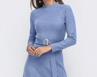 long sleeve warm dress