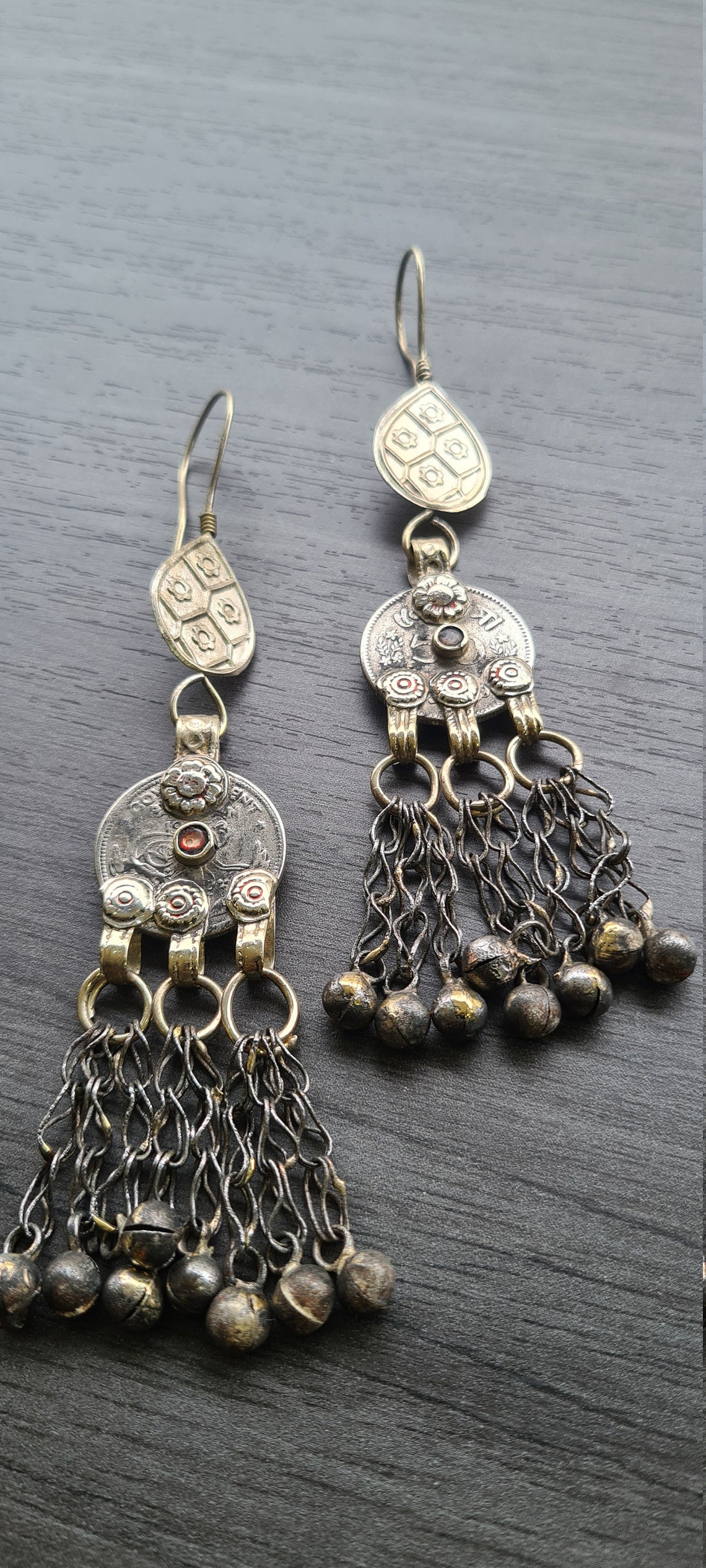 Vintage Afghan Tribal Earrings Nomad Handmade Kuchi Earrings Etsy