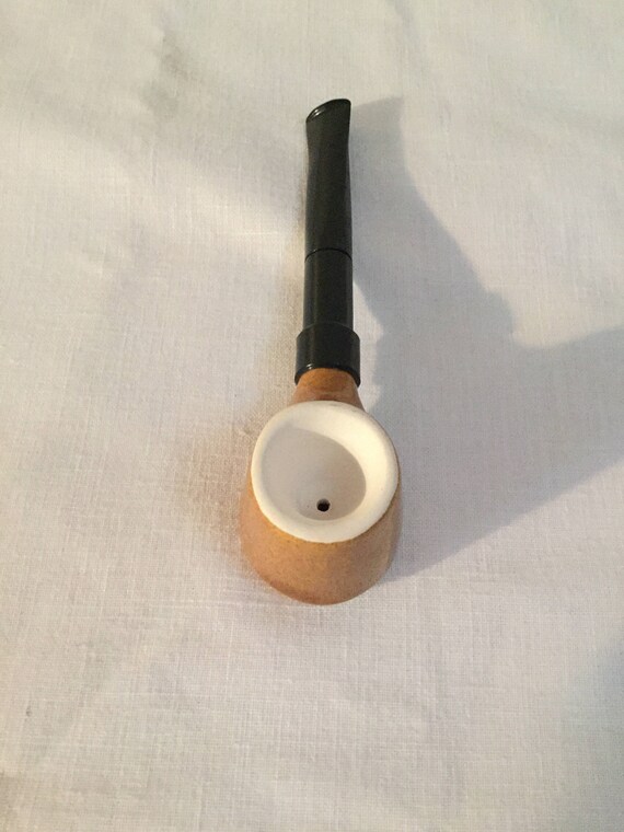 Vintage /new Tobacco German Ceramic Pipe Porcelain Etsy