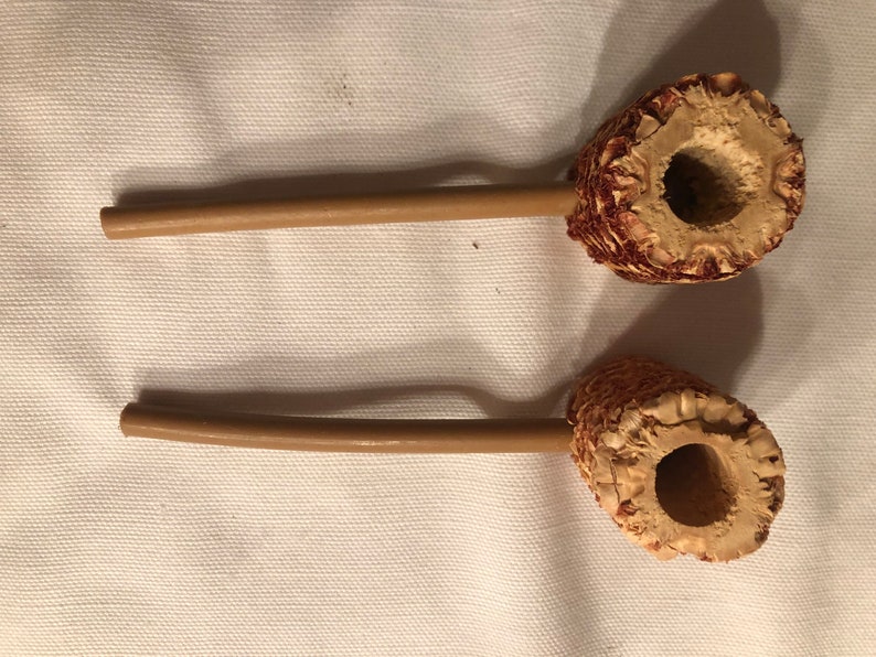 Vintage Unused Lot of 2 Miniature Corn Cob Pipes 4 1/2 Inches Etsy