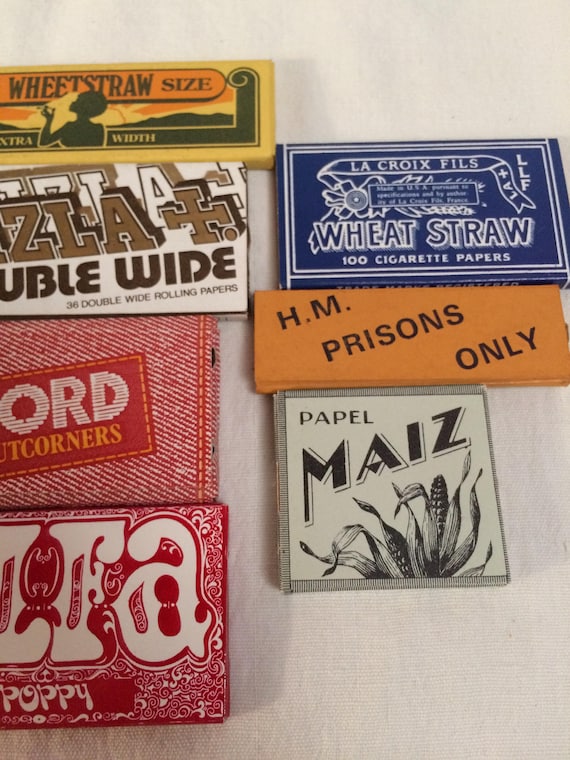 【戦前の煙草】定価改定済証シール付きチェリーの空き箱７点 Vintage New Lot 7 Tobacco Rolling Papers All Vintage and