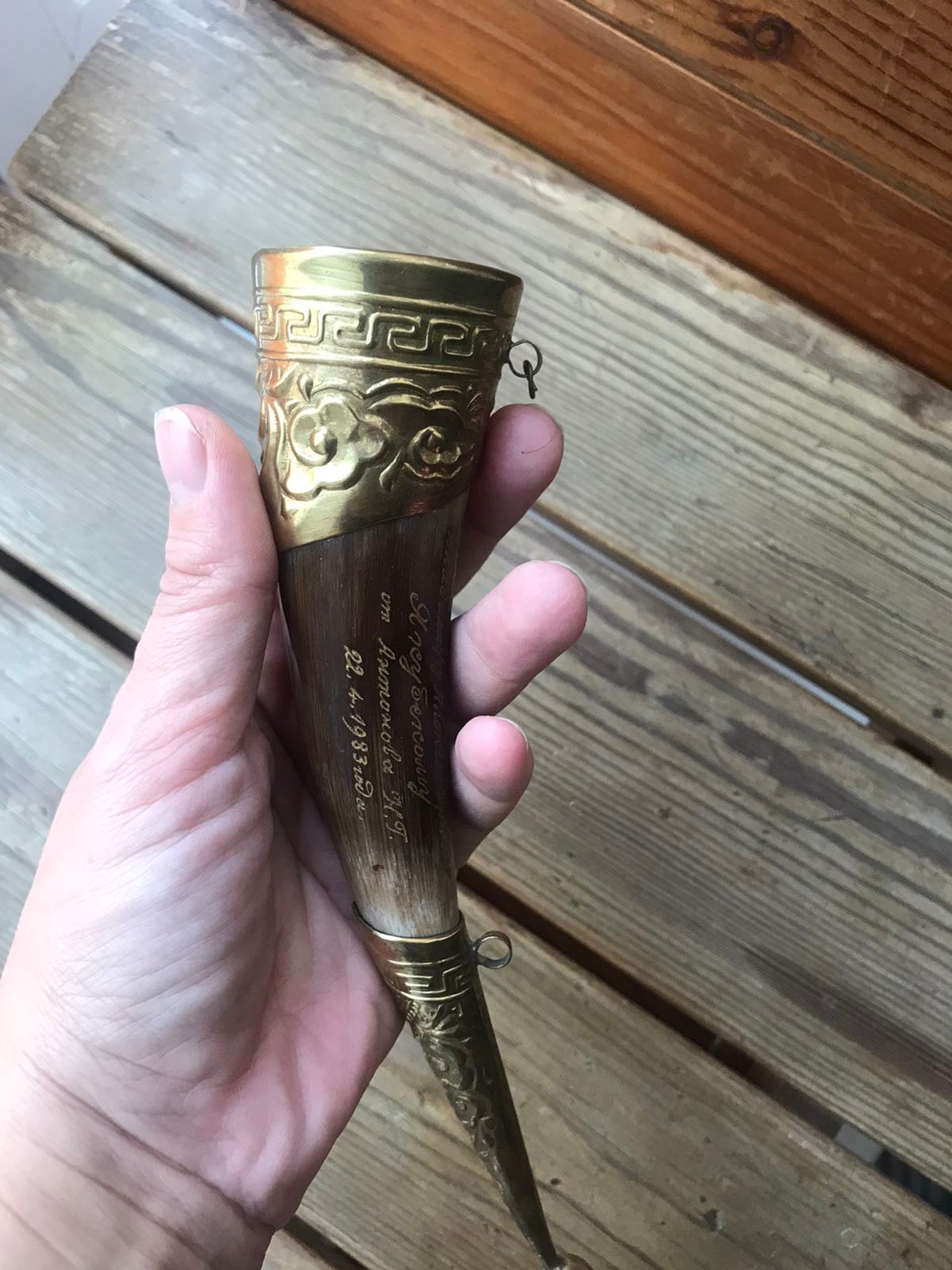 Vintage Drinking Cup cow horn Small natural Viking horn Cup Etsy