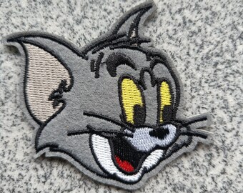 Tom Cat Head Patch (1 Stück) – zum Aufbügeln