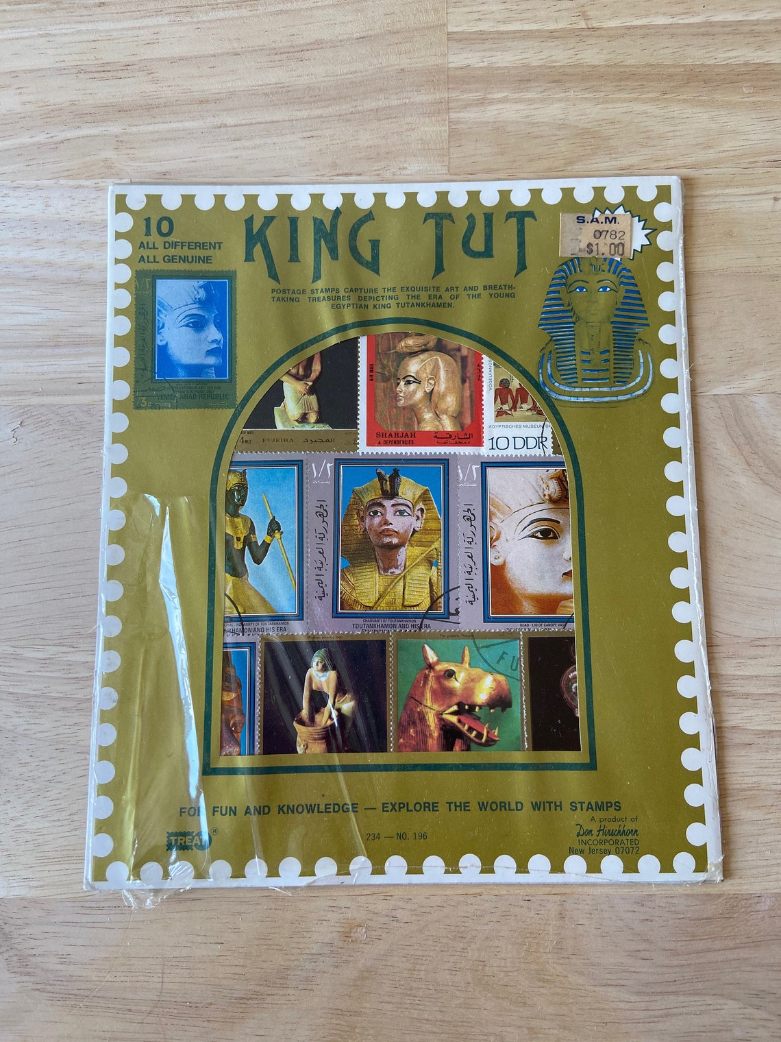 Vintage King Tut Stamps from the 1978 showing in Seattle Etsy