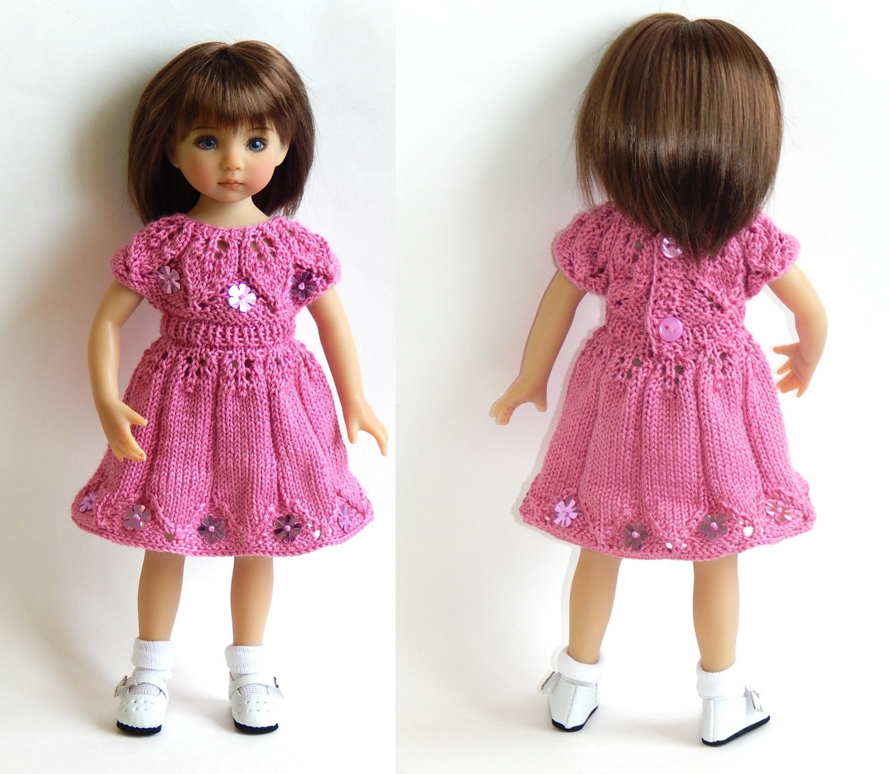 Knitting Pattern Dolls Clothes to Fit 13 14 Inch 3235 Cm Etsy