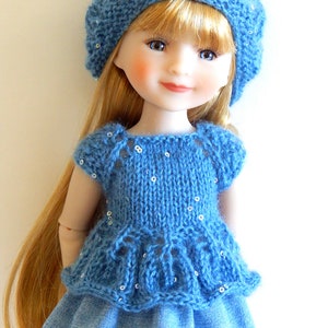 Knitting Pattern PDF Outfit Top and Hat Dolls 14,14,5,15 Inches Knit ...