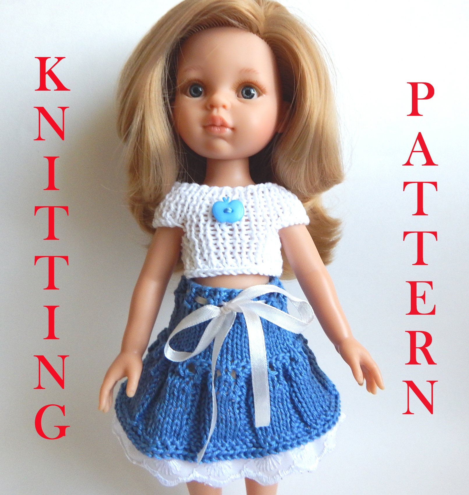 PDF Knitting pattern dolls clothes to fit 12 13 14 inch Etsy
