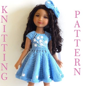 Doll Dress Knitting Pattern: Fits Ruby Red Fashion Friends (PDF Pattern)