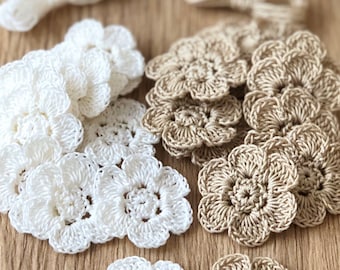 Coming Again! Chic White Flower Hand Crochet Cotton Doily D