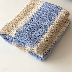 Hand crocheted baby blanket,Baby shower gift idea