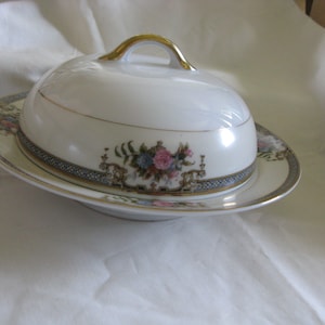 Noritake Covered Bowl - Grasmere Pattern